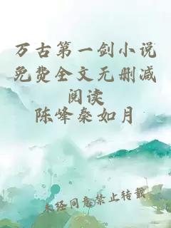 万古第一剑小说免费全文无删减阅读